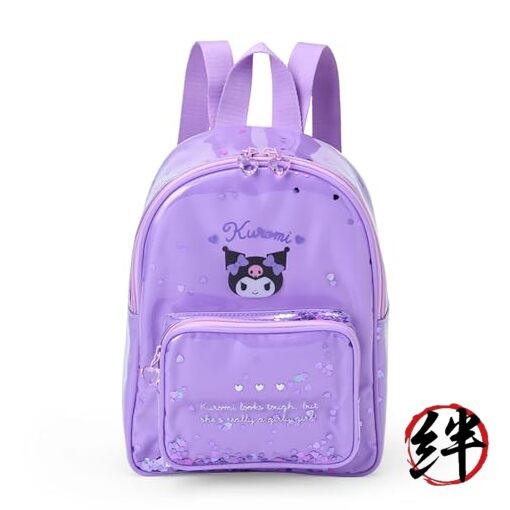 Sanrio Kids’ Backpack Kuromi PVC PU Leather Polyester Ages 3 and Up 637513