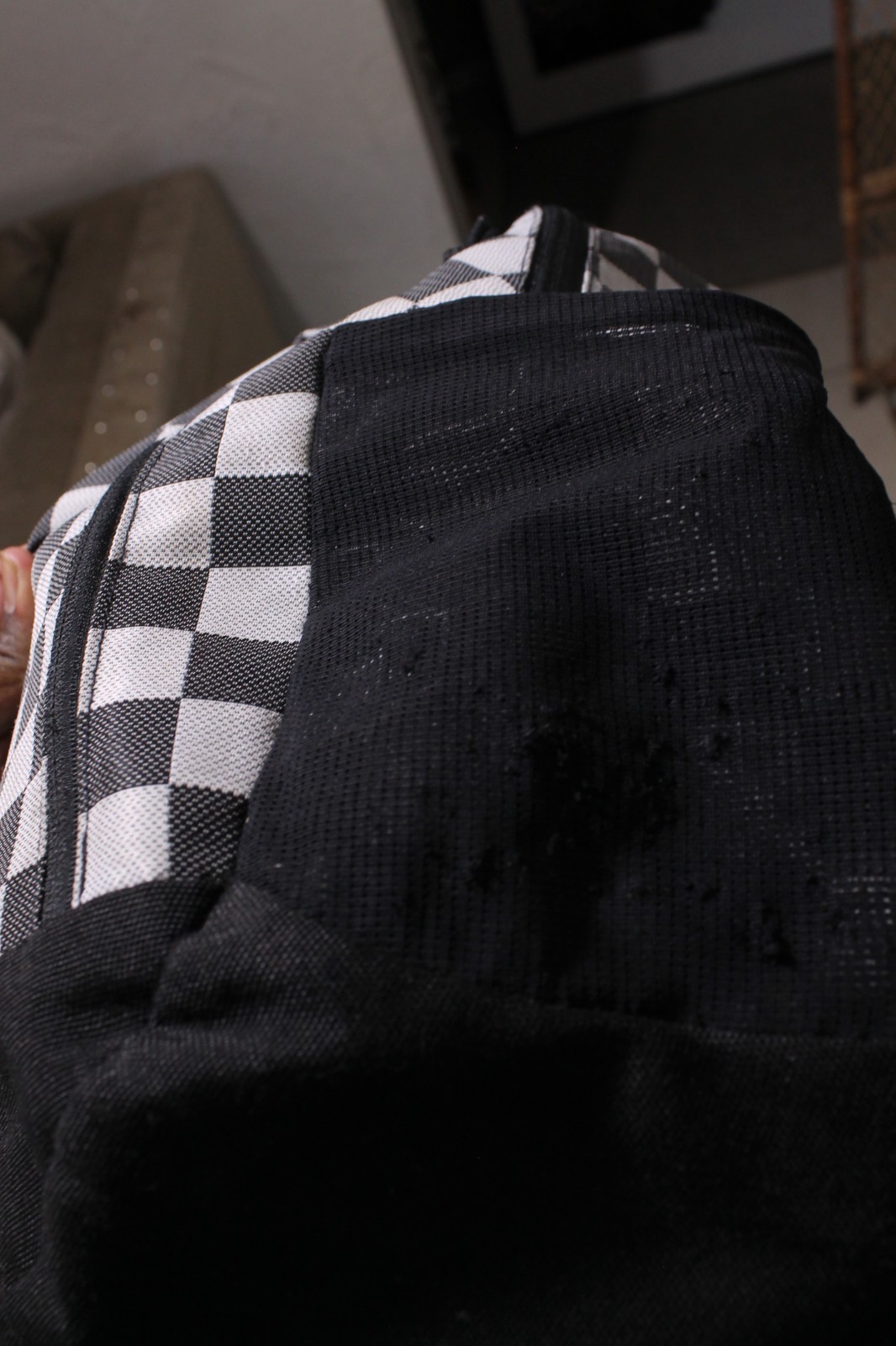 Vans Off the Wall Backpack Black White Book Bag College Checkerboard 19x12x7