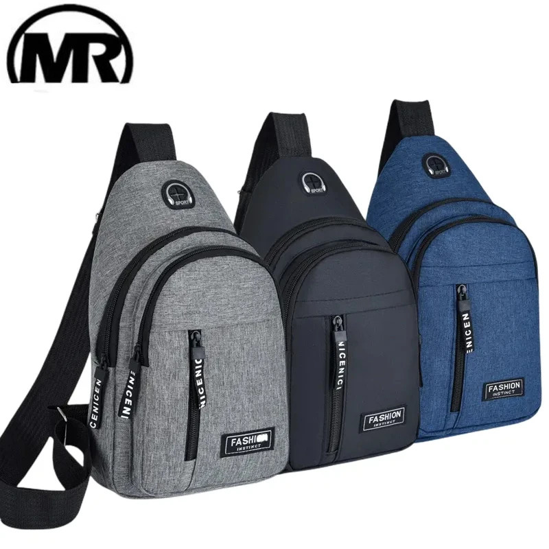 2025 New Multifunctional Chest Bag Men’s Fashion Trend Oxford Cloth Shoulder Bag