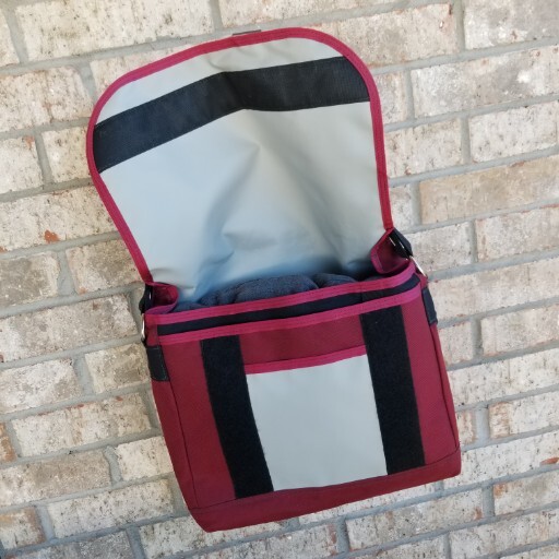 Velocity Waterproof Deliver Carrier Crossbody Shoulder Messenger Bag (15x14x5)