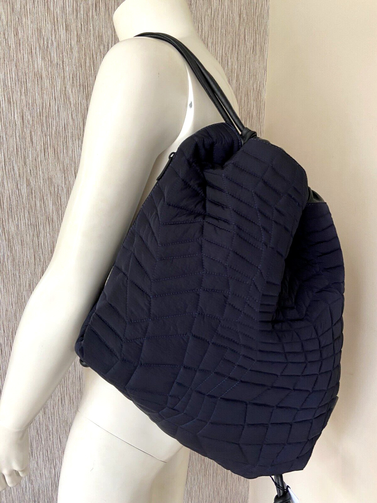 PAUL SMITH RUNWAY SS 20 QUILTED DRAWSTRING BACKPACK RUCKSACK RETAIL €760 BNWT
