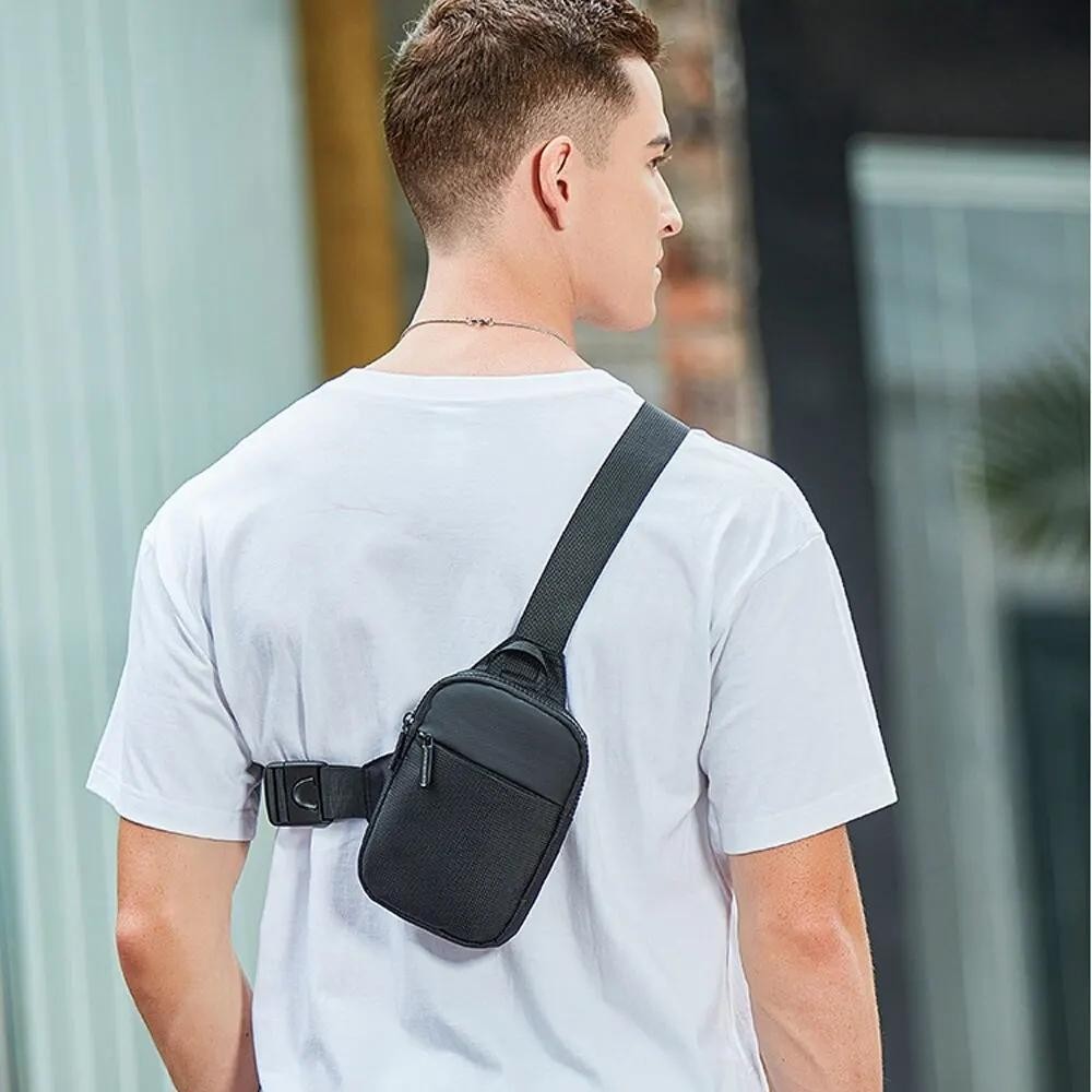 Trendy Men’s Shoulder Bag Oxford Cloth Crossbody Single Shoulder Bag Casual Diag