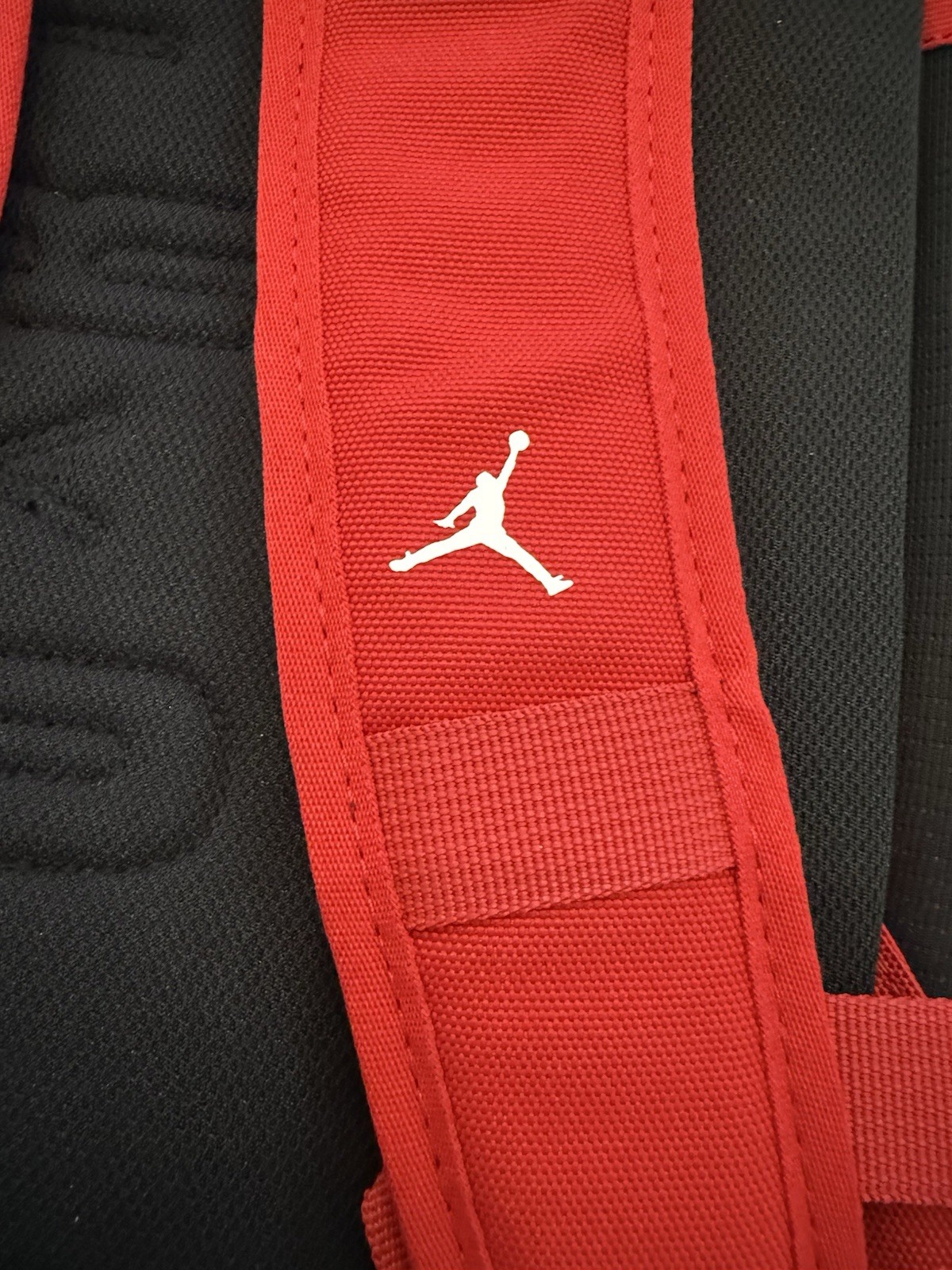 NIKE AIR JORDAN JERSEY BACKPACK #23 CHICAGO BULLS BLACK RED 9A0780-023