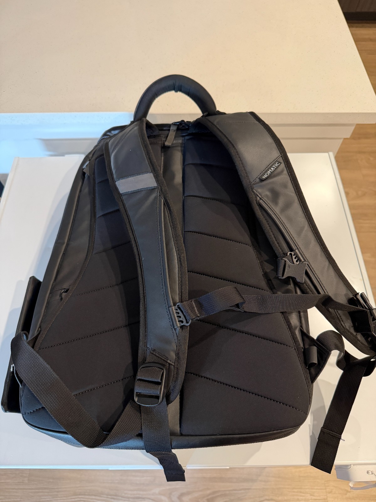 NOMATIC Travel Pack 20L Expandable to 30L Gray Laptop RFID Backpack Carry-On