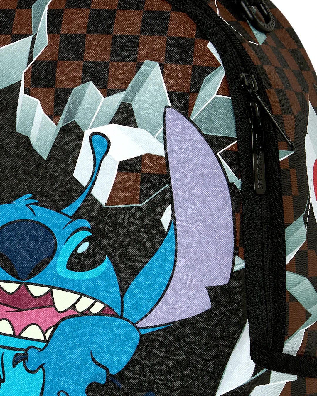 Sprayground STITCH Break Through Backpack🔥New Black Bookbag Kids School Bag