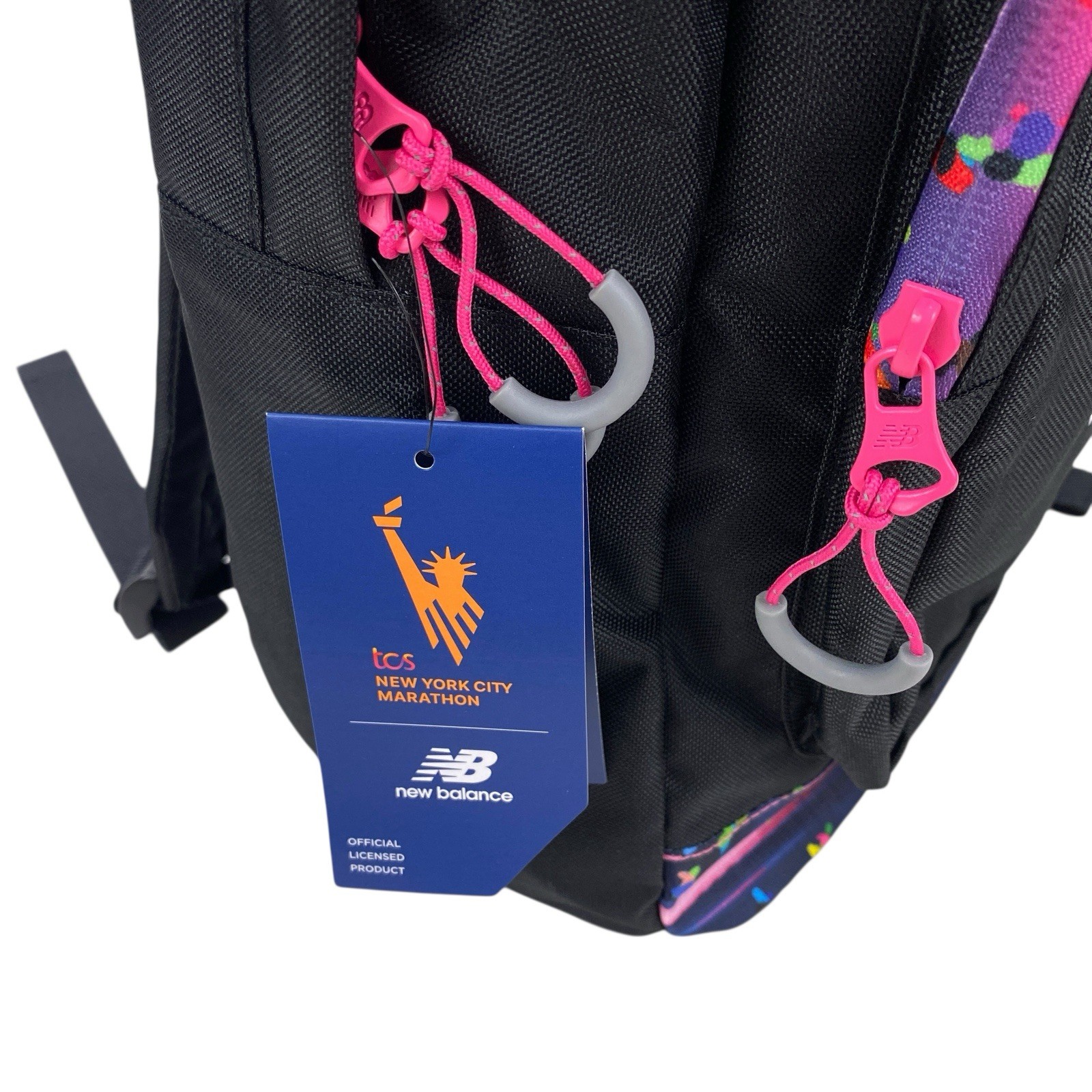 New Balance 2024 New York City Marathon Backpack Black / Multicolor Bag TCS NYC
