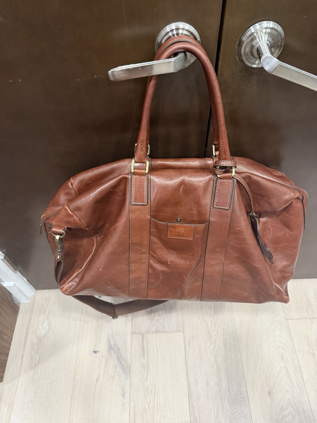 Rodd and Gunn Cambridge Weekend Leather Duffle, Made In Italy