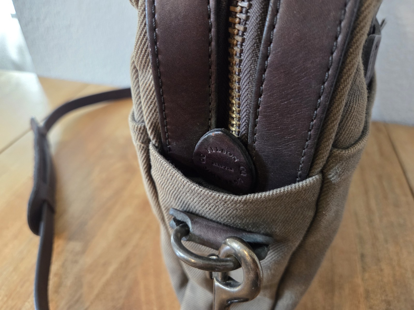 Filson Rugged Twill Original Briefcase | Otter Green | Made in USA | MSRP $499