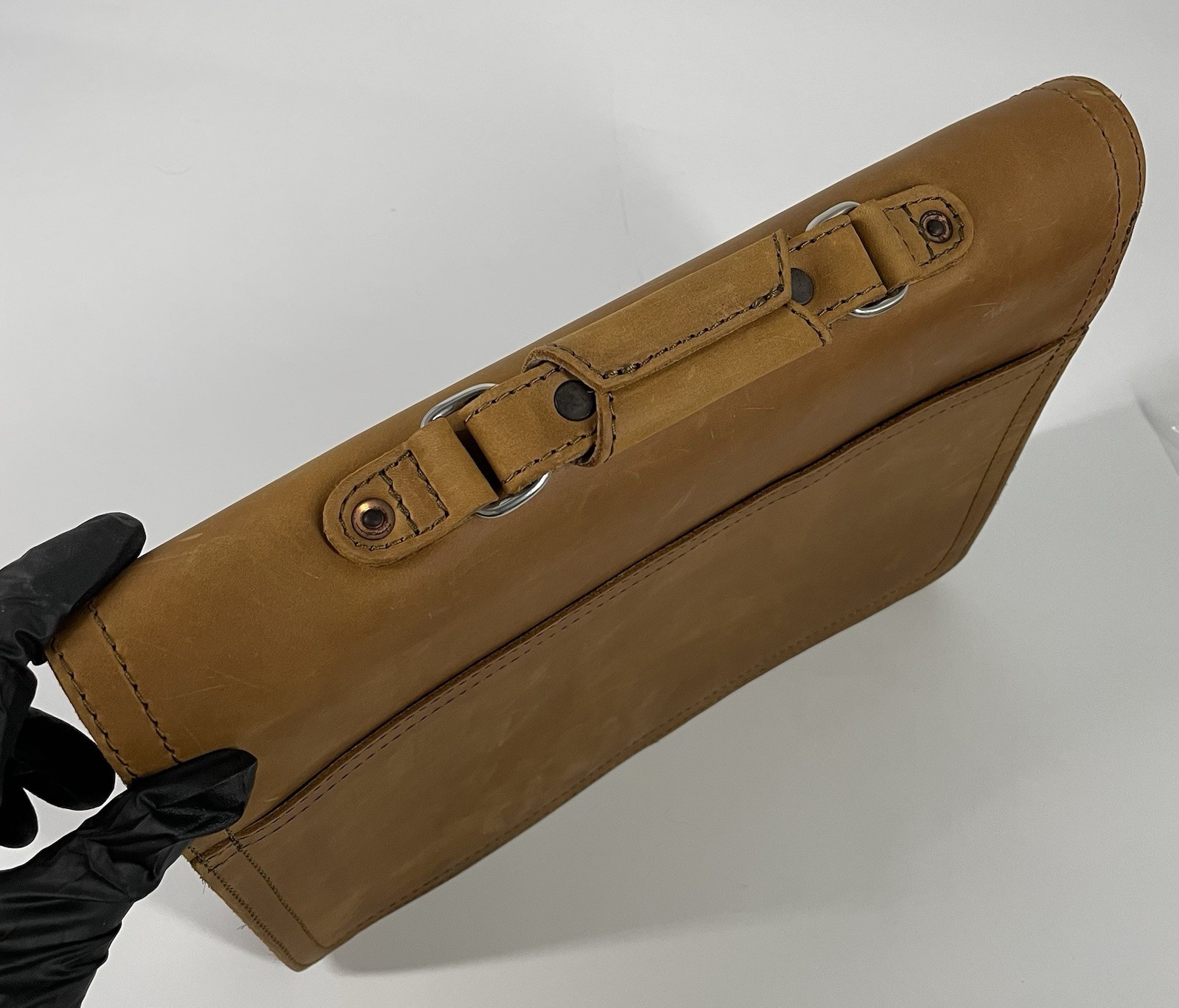 Saddleback Leather Co Fourteener Thin Tobacco Leather Briefcase