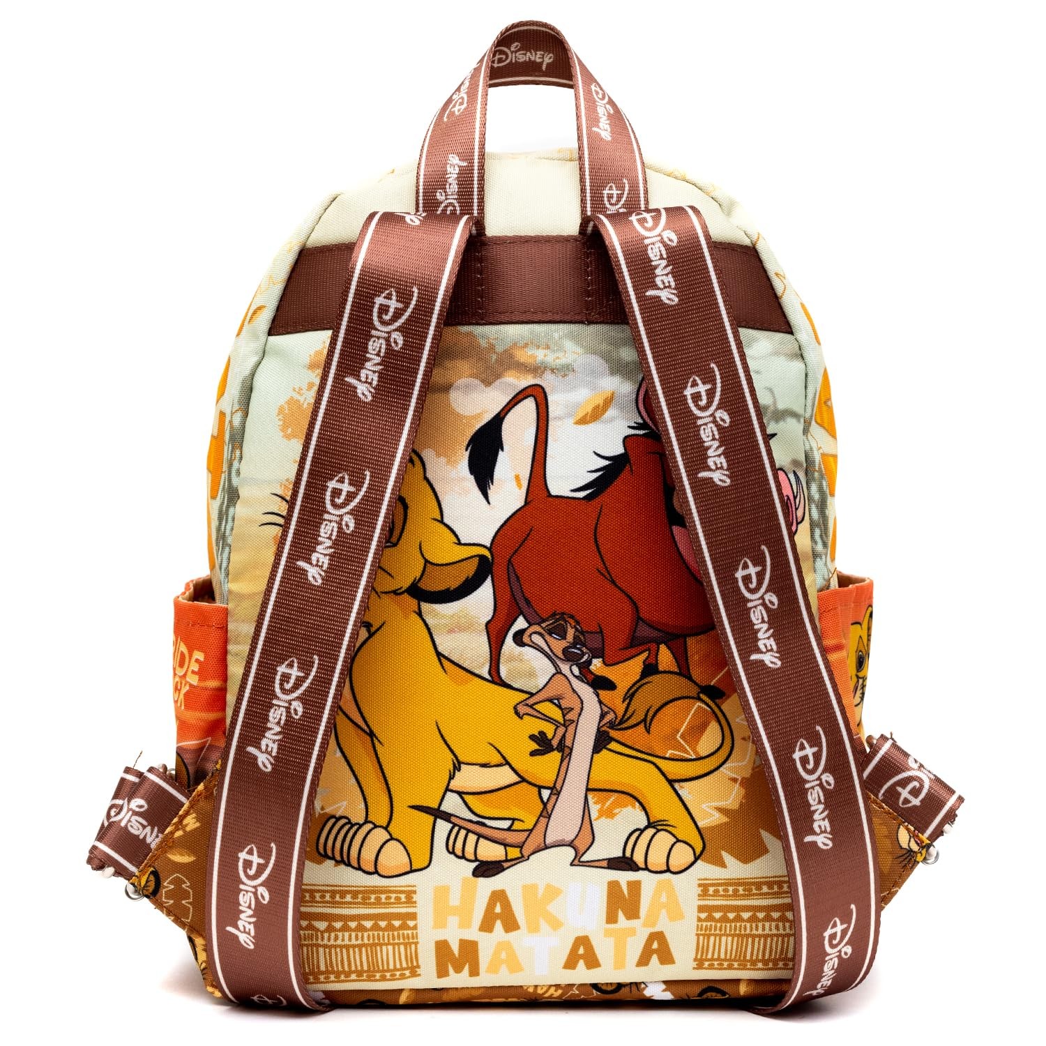 Lion King 13″ Nylon Kids Backpack, Lightweight School Bag, Durable Design