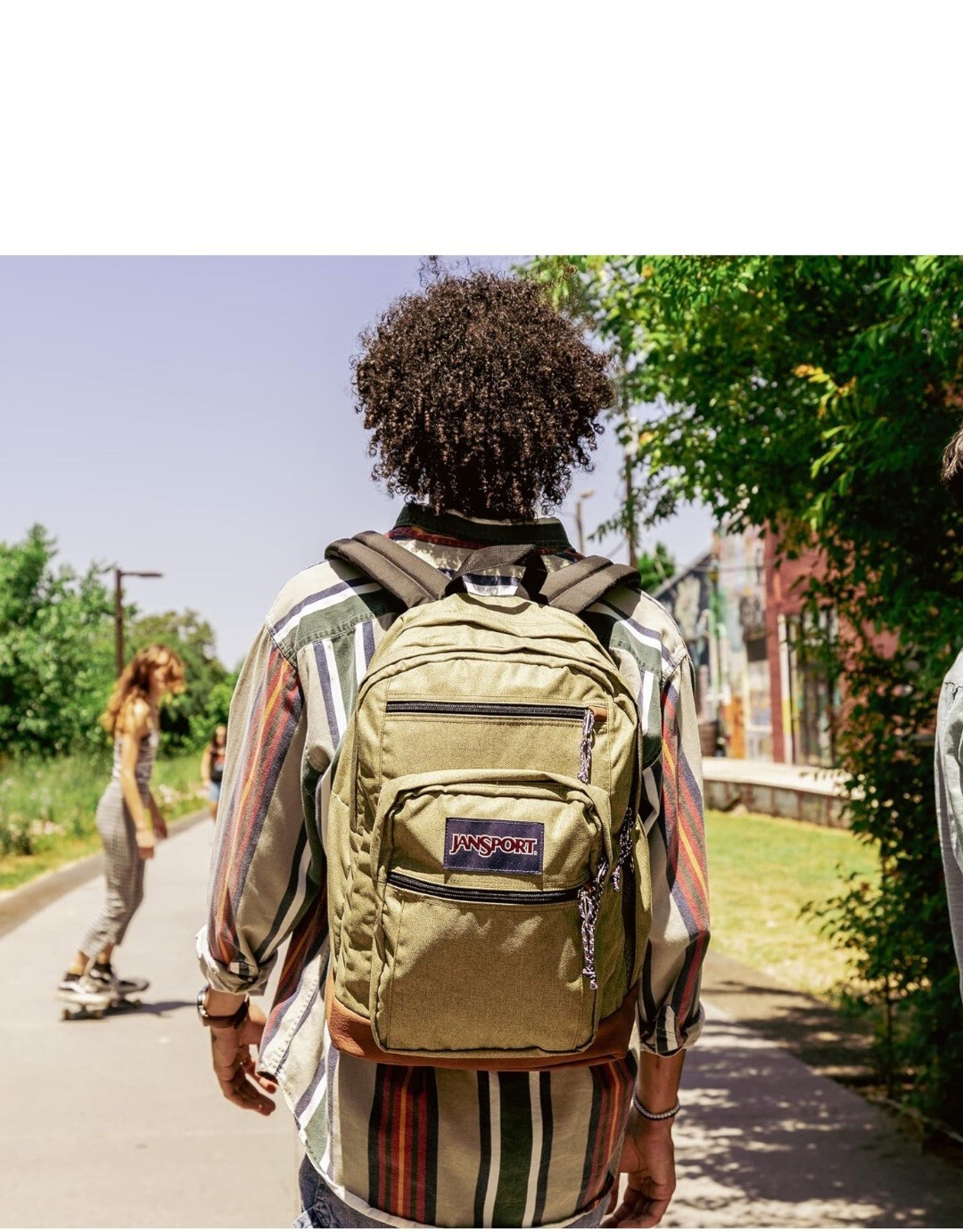 Jansport JS0A2SDD7S1 Cool Student Laptop Backpack Coconut 15 inches