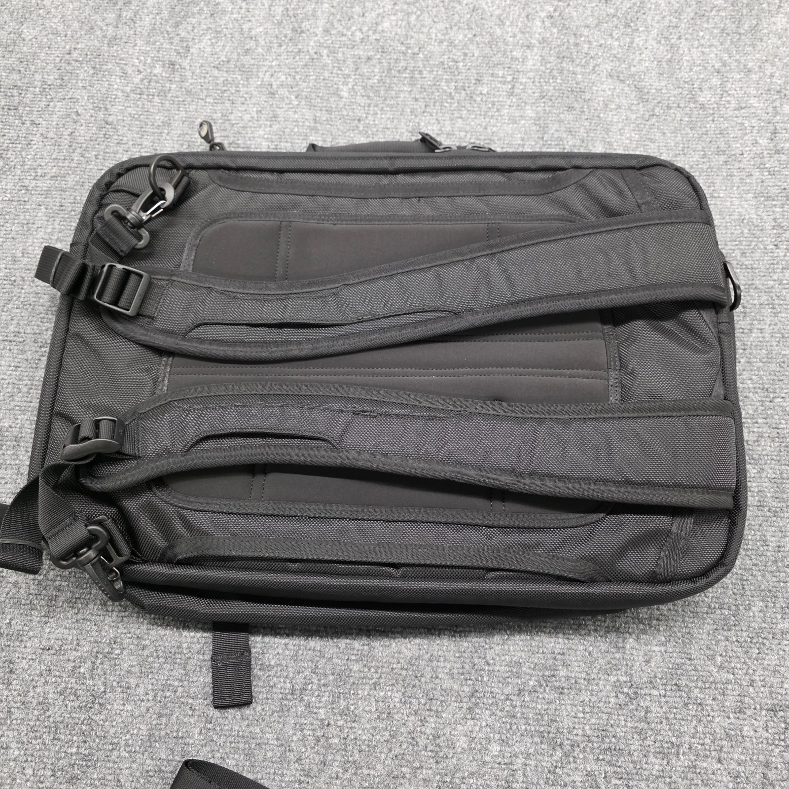Timbuk2 X Dell Messenger Backpack Convertible 3 In 1 Black Canvas Laptop Bag