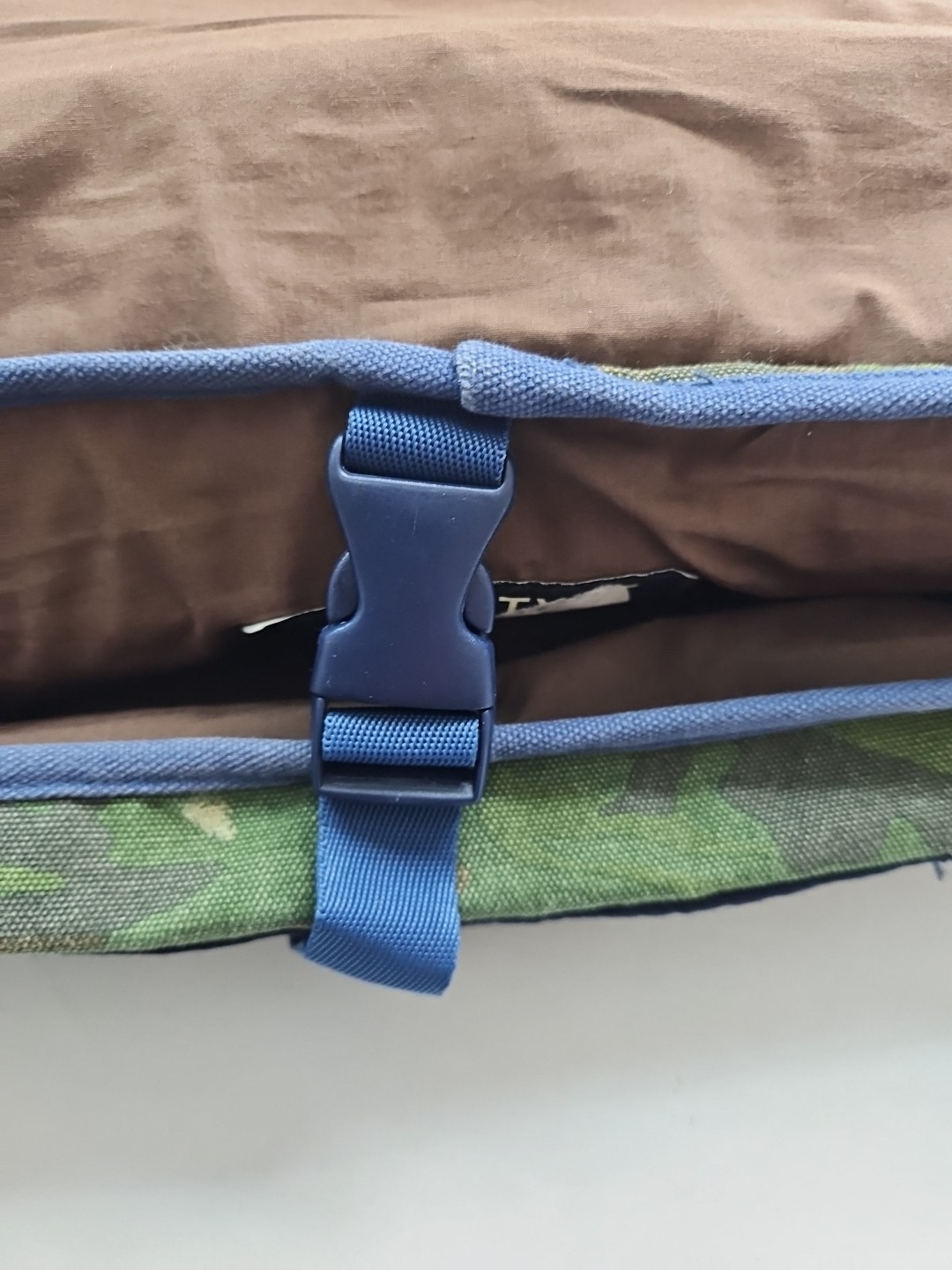 GAP LAPTOP MESSENGER Y2K 17″x12″ CAMO BAG BLUE STRAP SCHOOL COLLEGE UNIVERSITY