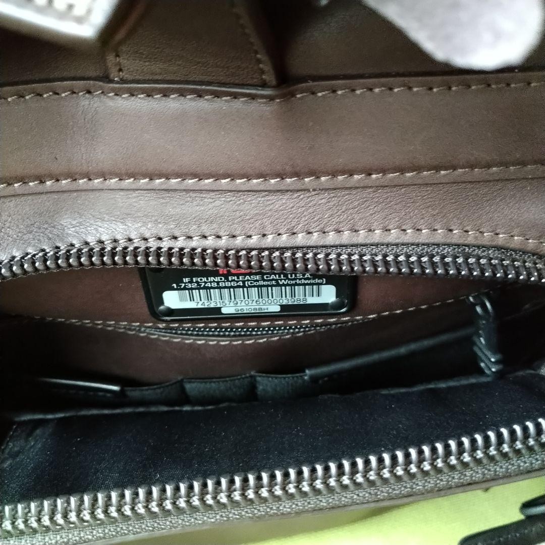 TUMI Genuine Leather Business Bag Brown 32.5cm x 42cm x 12cm
