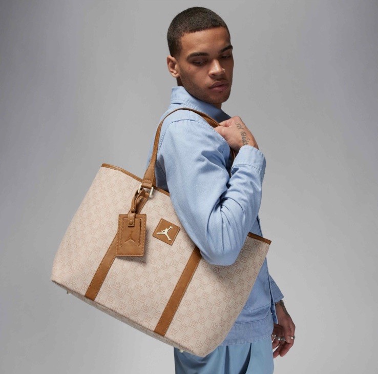 NWT- Jordan Monogram Tote Bag (32L) Coconut Milk $150+MSRP