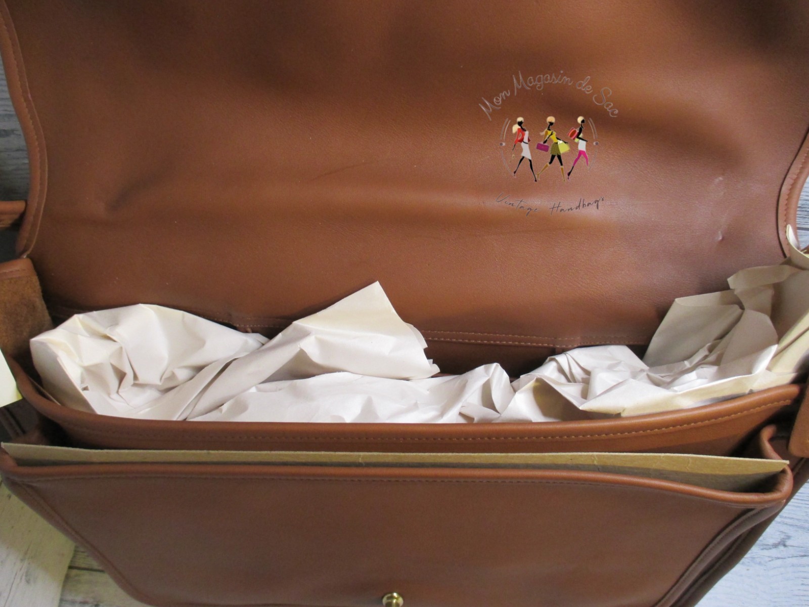 COACH Vintage British Tan Metropolitan Messenger Bag New w/Tags In-Box, Mint