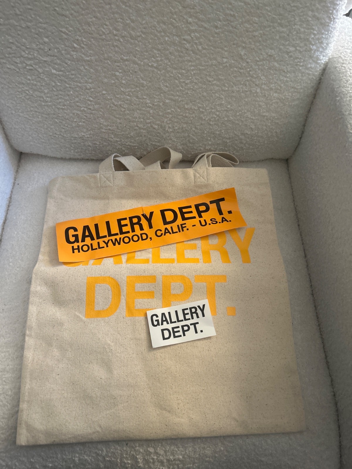 Gallery Dept Tote Bag And Stickers