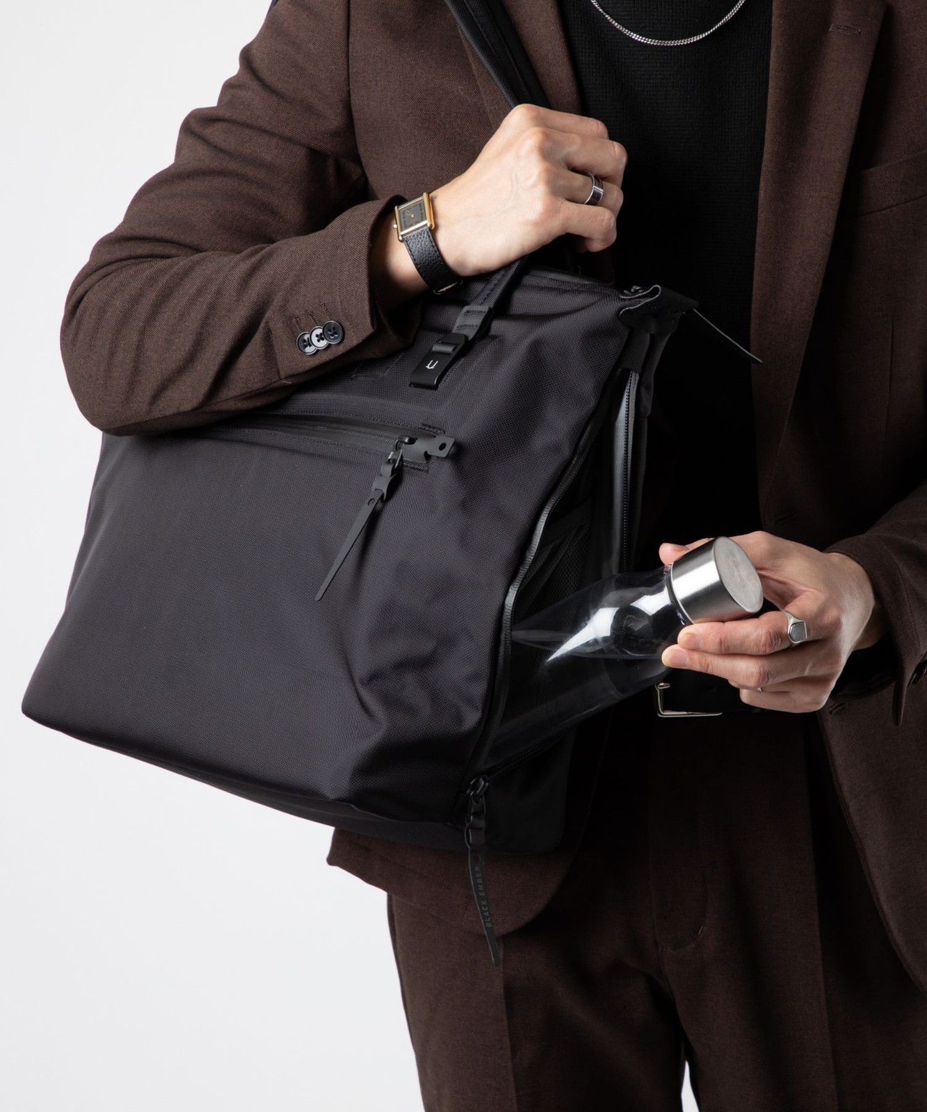 BLACK EMBER WPT TOTE Tote bag for men, bag for business commuting 110008