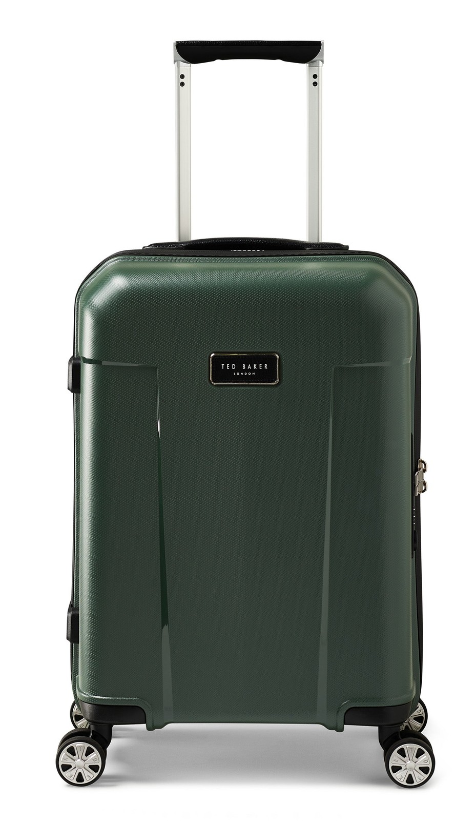 Ted Baker Flying Colours Hardside Trolley 4 Wheel Spinner, 20 Inch Carry On U1