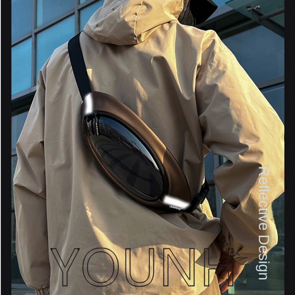Waterproof Crossbody Sling Bag Transparent Fanny Pack Men’s Chest Bag Unisex