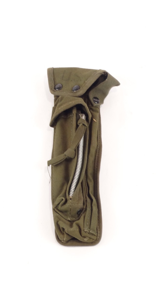 Vintage Vietnam War Era US Army Canvas XM3 Bipod Carrying Case