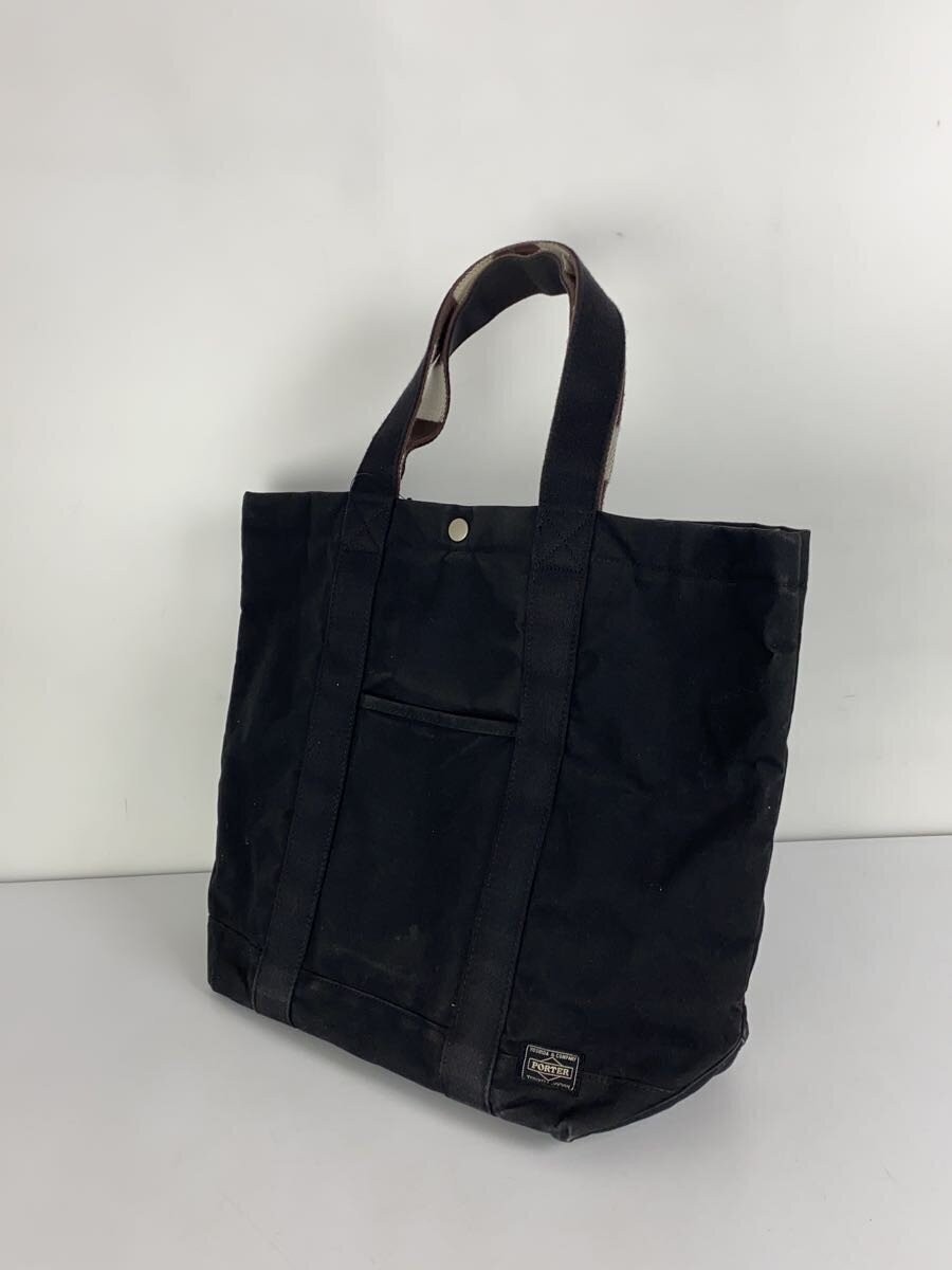 Authentic PORTER PAINT Tote Bag Black 16cm gusset 35cm height 31cm width