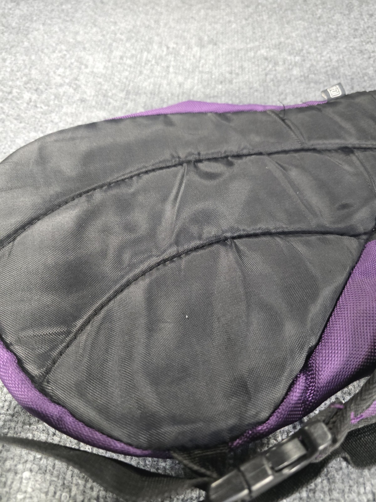 Sling Bag FUL Shoulder Backpack Adjustable Strap Purple Crossbody Hiking Camping
