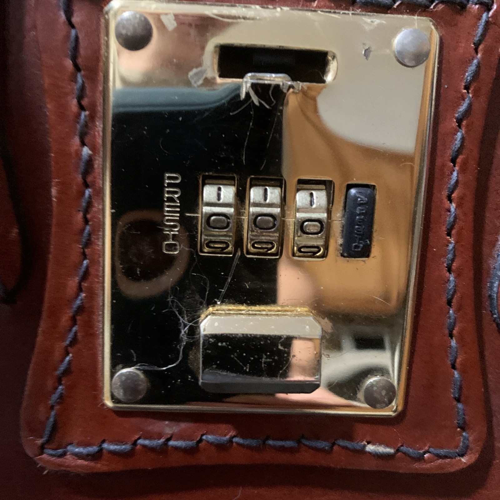 Vintage Leather Presto Lock Attache Briefcase – Top Open