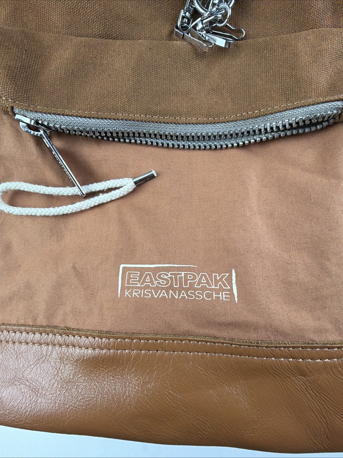 Vintage Kris Van Assche Canvas Leather Duffle / Bowling Bag Travel USA