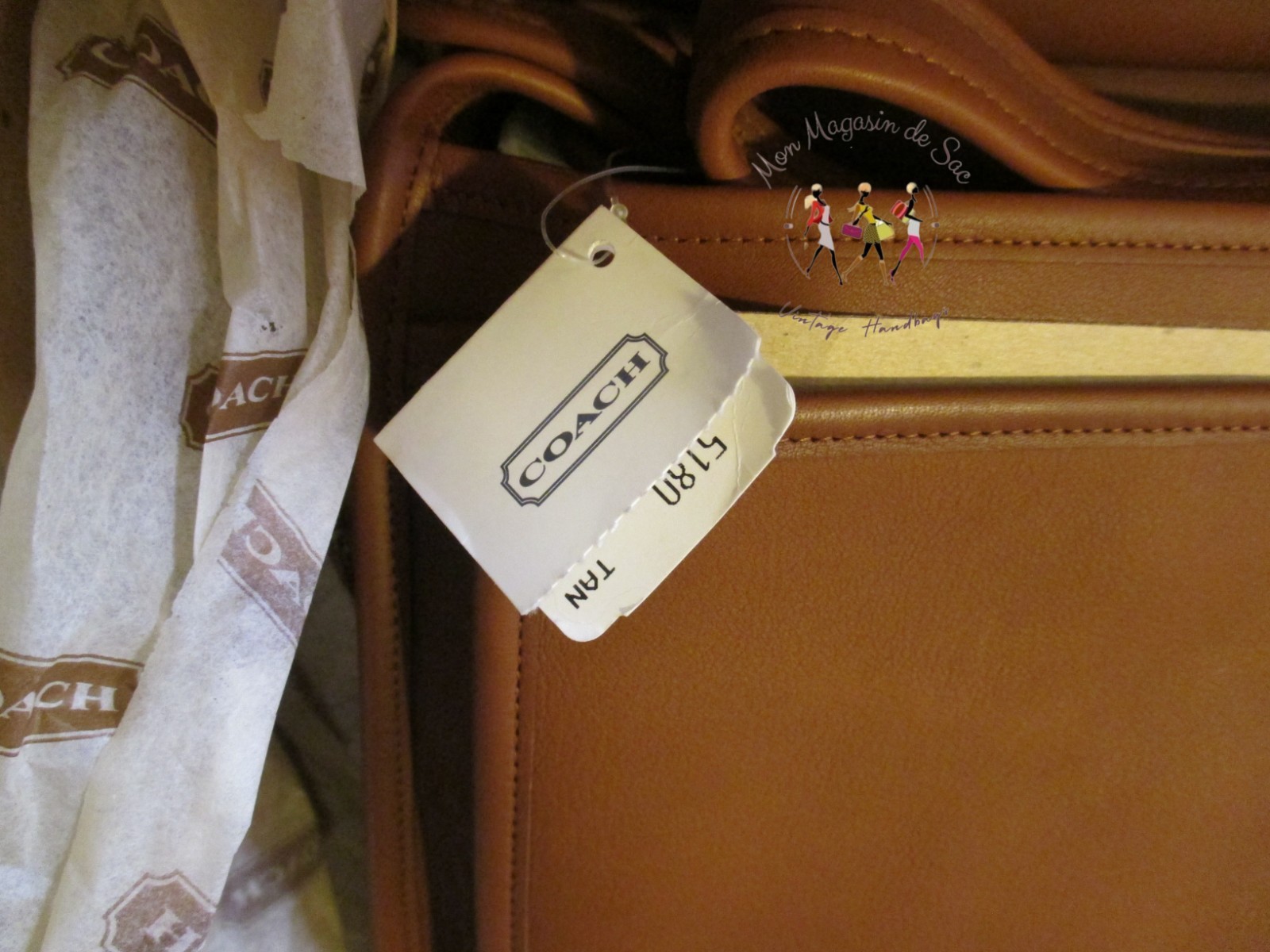 COACH Vintage British Tan Metropolitan Messenger Bag New w/Tags In-Box, Mint