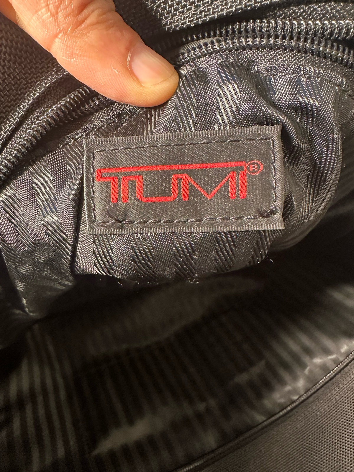Tumi Alpha Ballistic Nylon Duffle Bag Black, Carry-On, Weekender, No Strap
