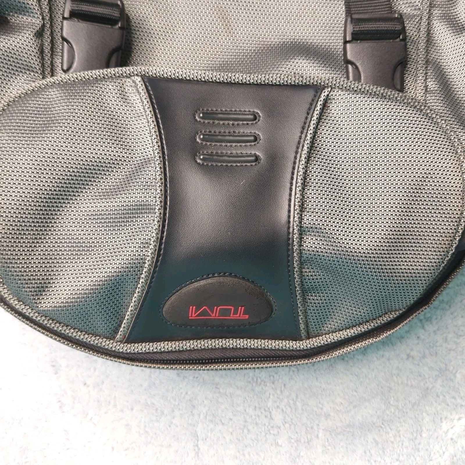 TUMI T2 Black Gray Ballistic Nylon Backpack