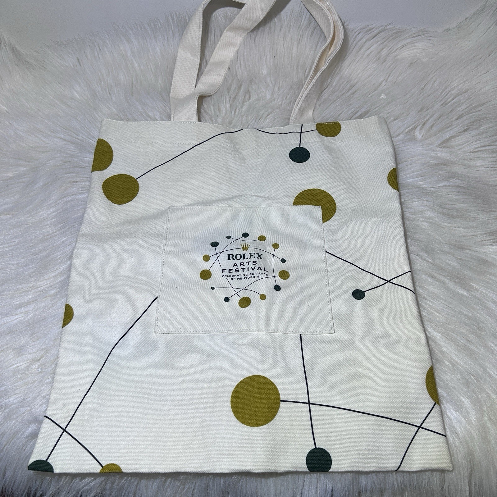 Rolex Art Festival Celebrating 20 Years of Mentoring Tote Bag Rare