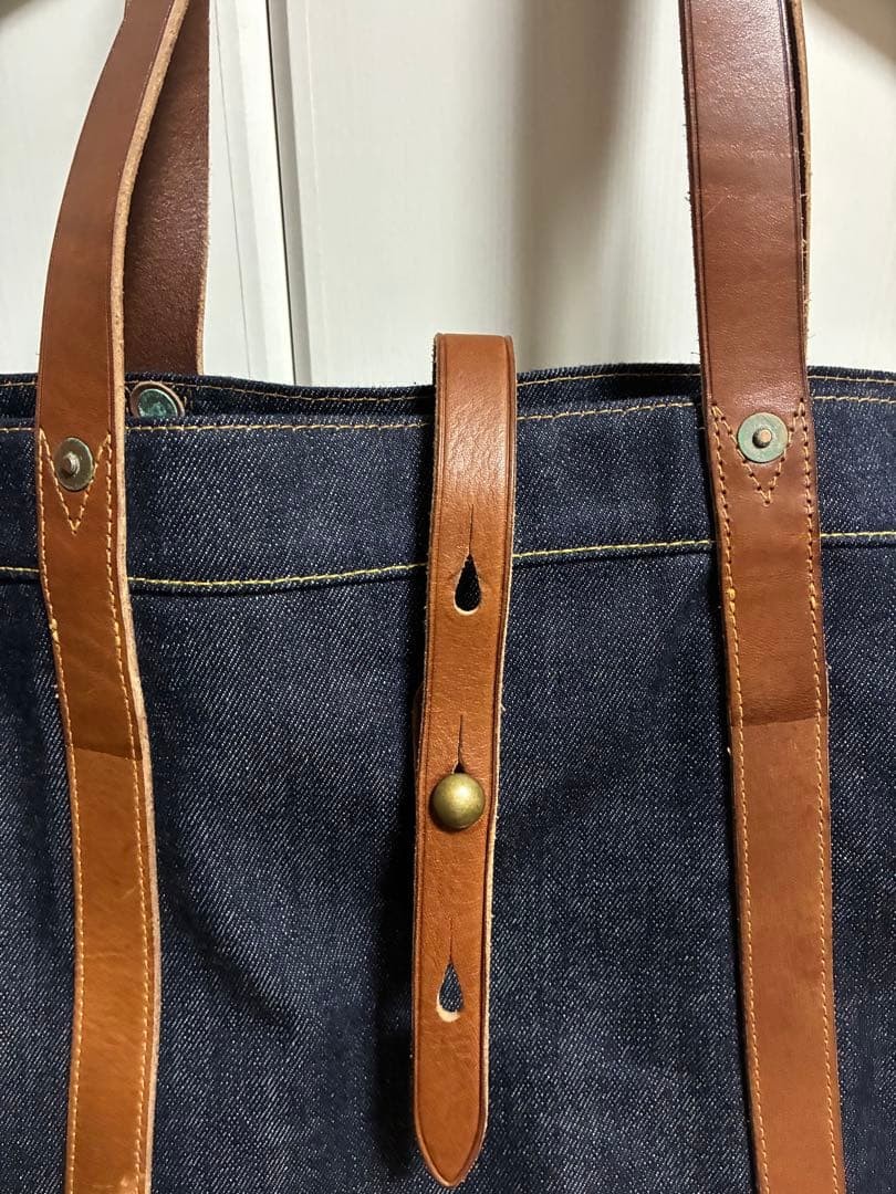 RRL Indigo Denim Tote Bag