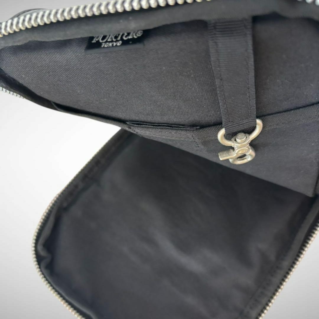 PORTER FREE STYLE SLING SHOULDER BAG 707-06127 Black W17H29D2cm Excellent t56