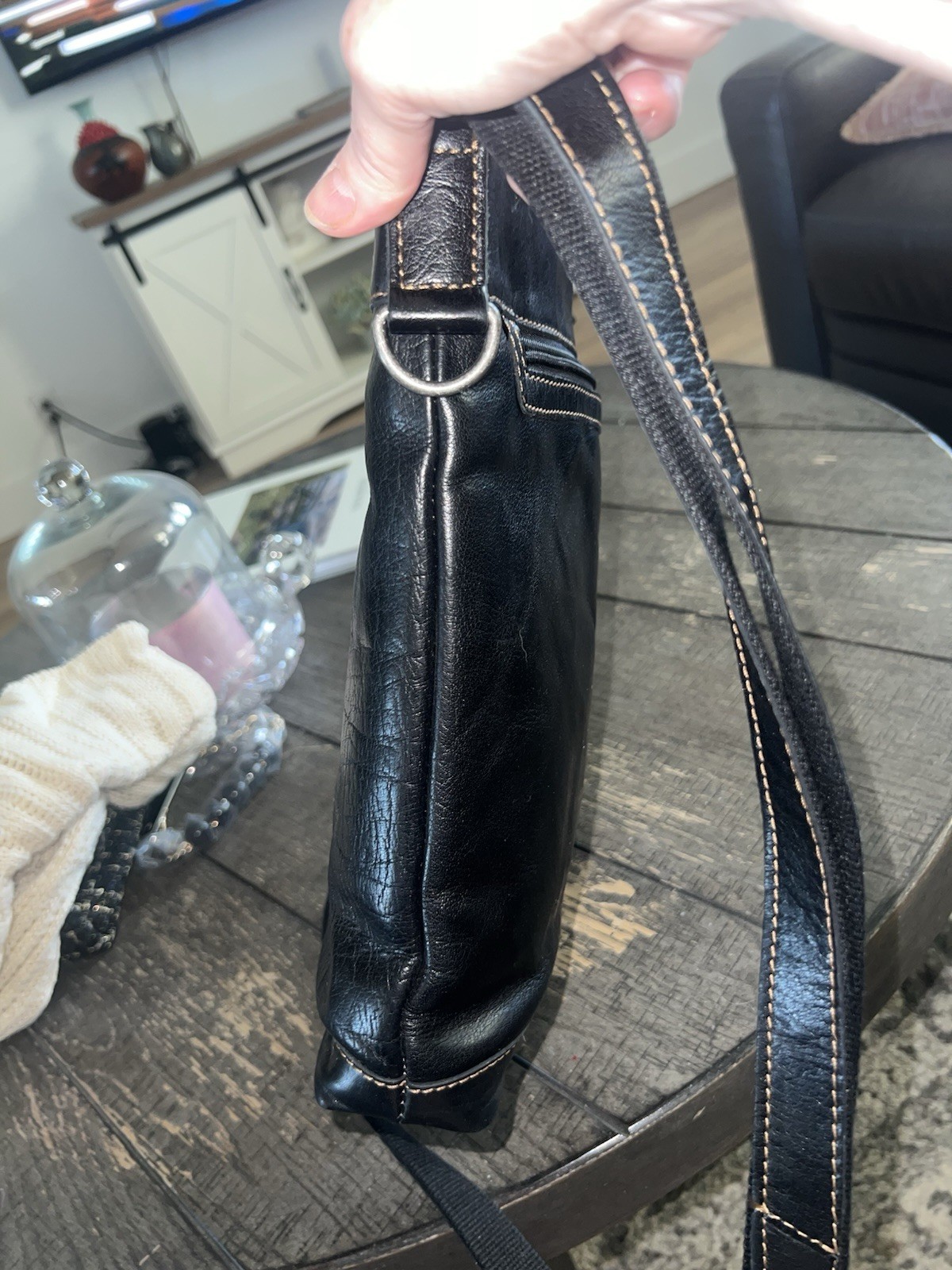 Jack Georges black crossbody bag, excellent condition- see notes for retail!