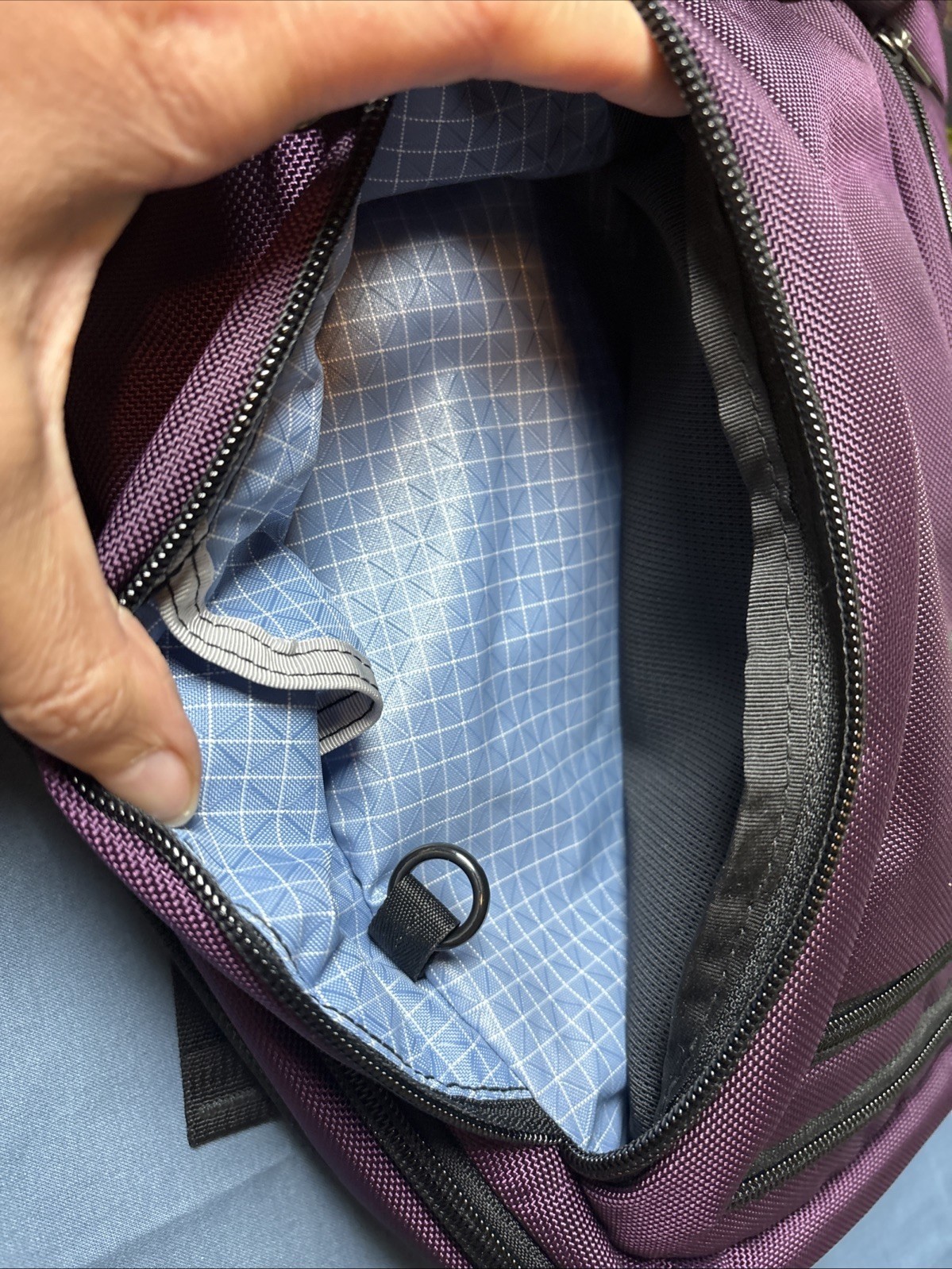 Tom Bihn Synapse 19 Backpack Aubergine Blue USA EDC Daypack