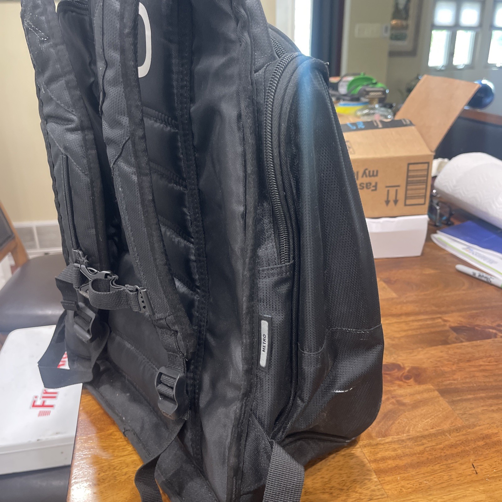 Ogio Capitol One Investing Backpack New Laptop Audio Pocket TechSpecs Black