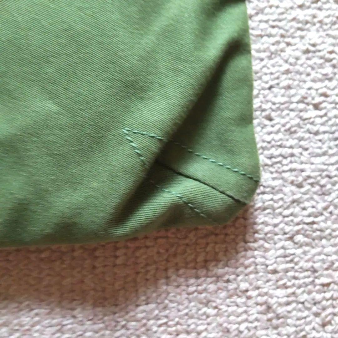 Authentic Porter Green Cotton Shoulder Bag 33cm x 22cm Slight Wear