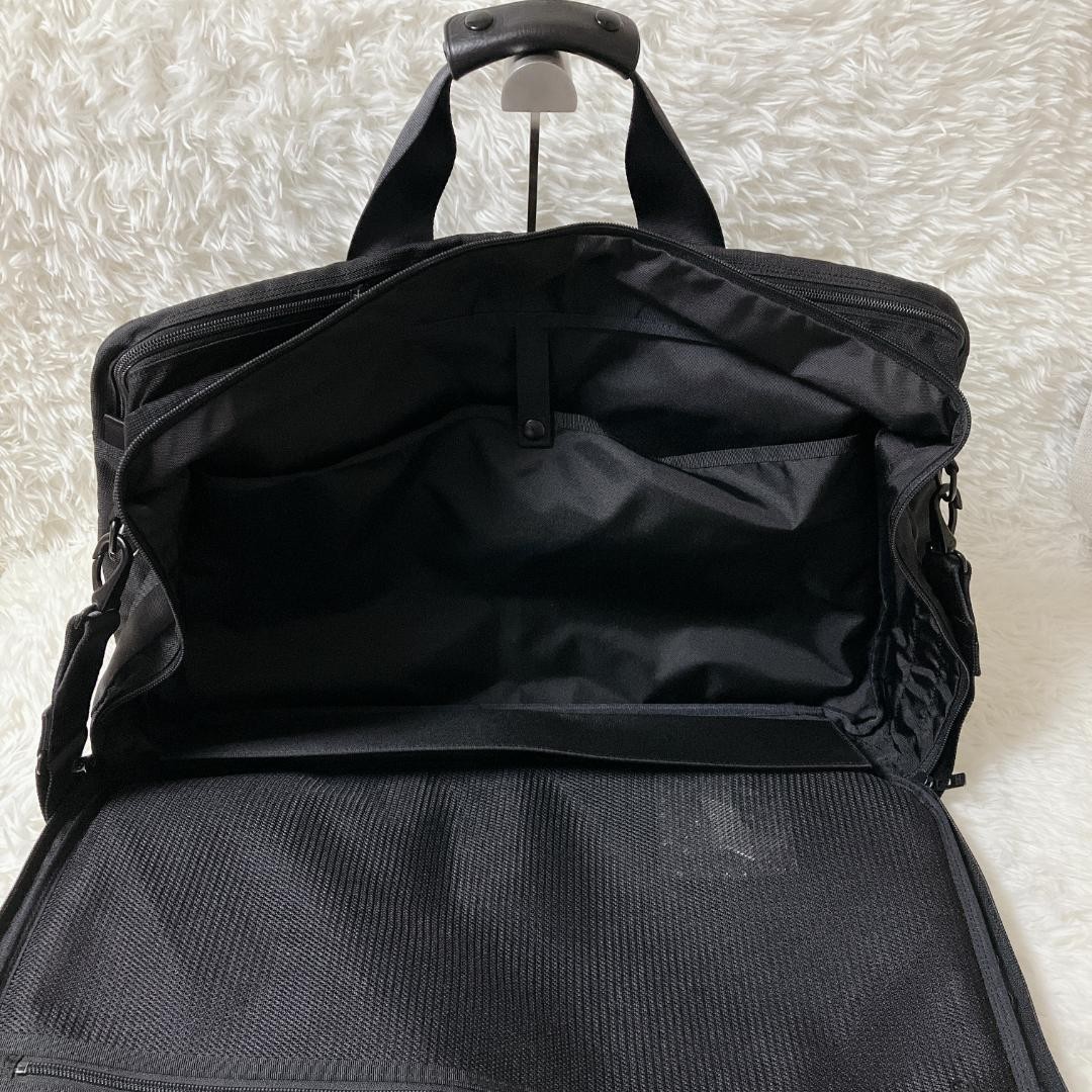 Authentic Porter Yoshida Kaban Ains Business Bag 2-Way Black Large 37cm Tall