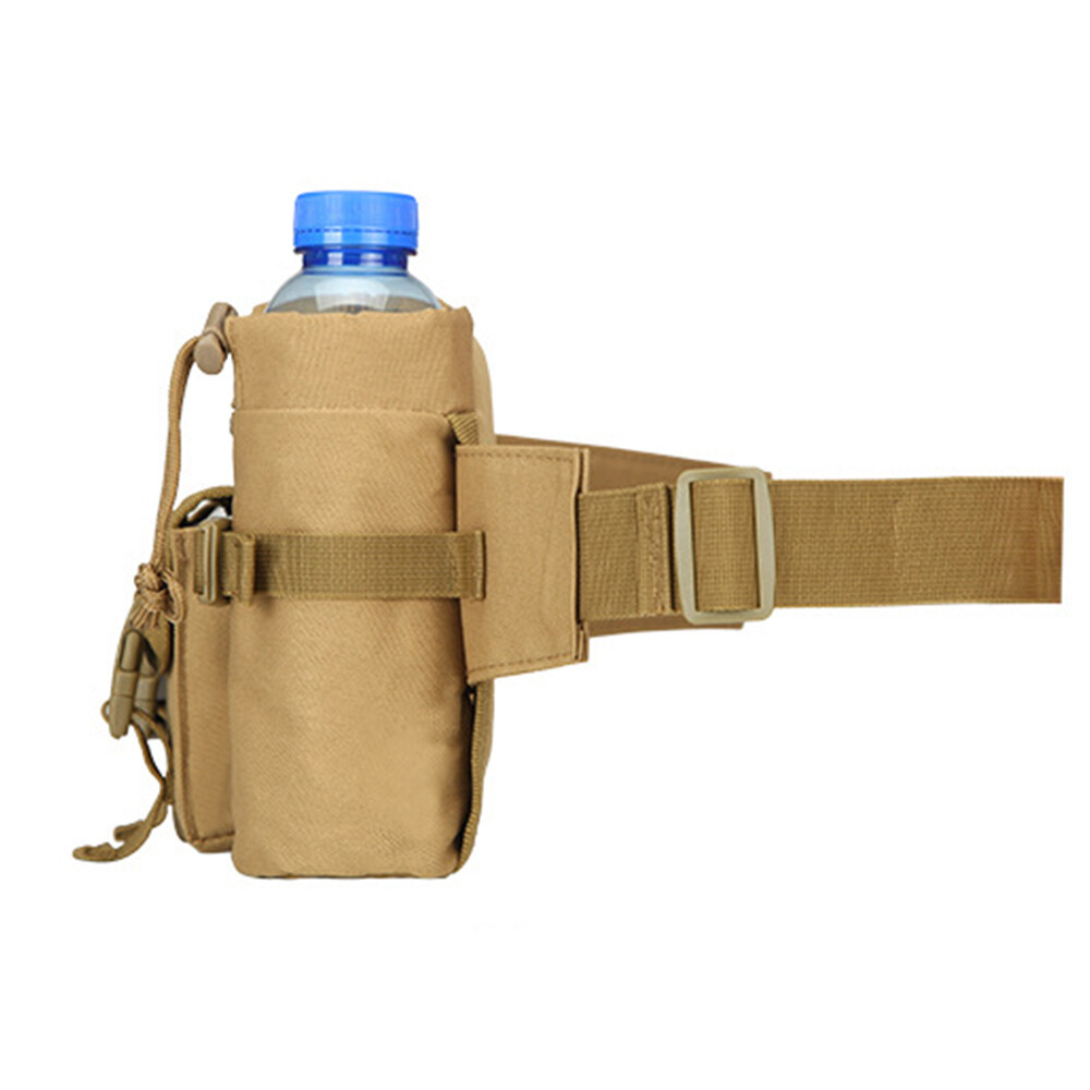 Tactical Waist Bag With Detachable Water Bottle Holder Pocket Bag Travel Bag