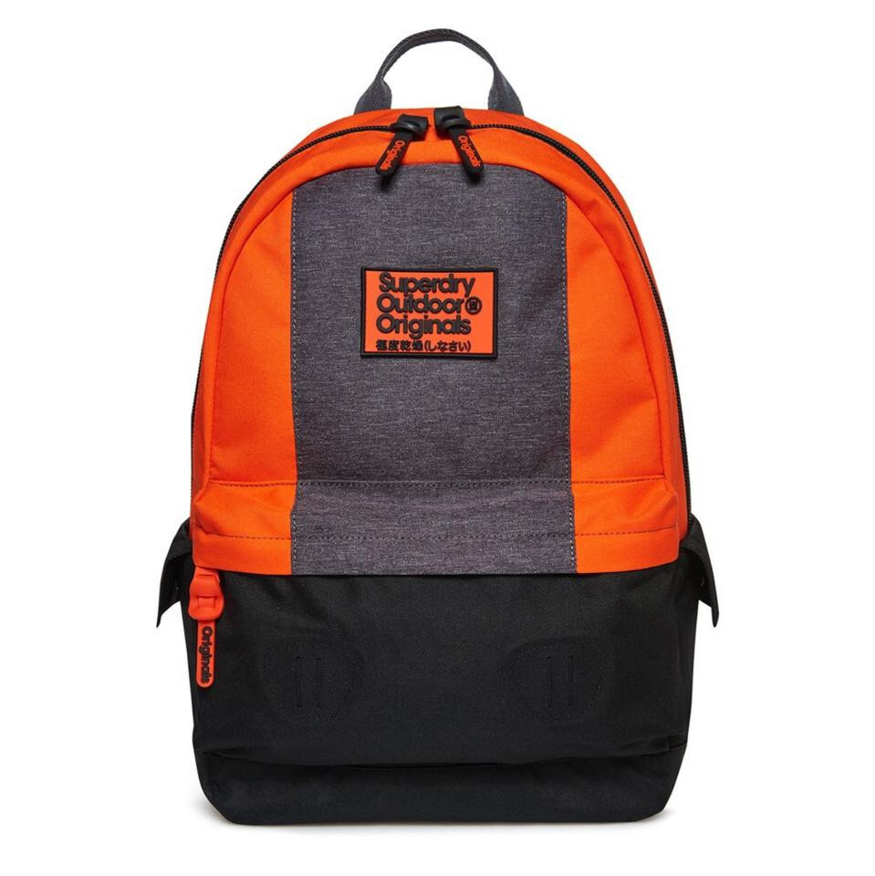 New Sealed Superdry Men’s Formula Montana Rucksack Backpack Orange Gray