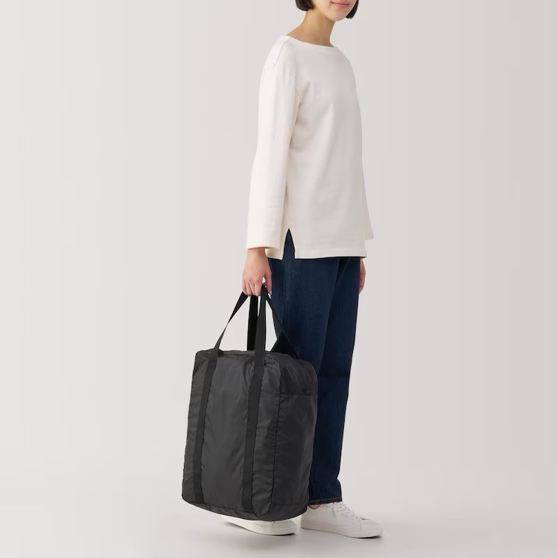MUJI Foldable water-repellent vertical 32L Boston bag from Japan