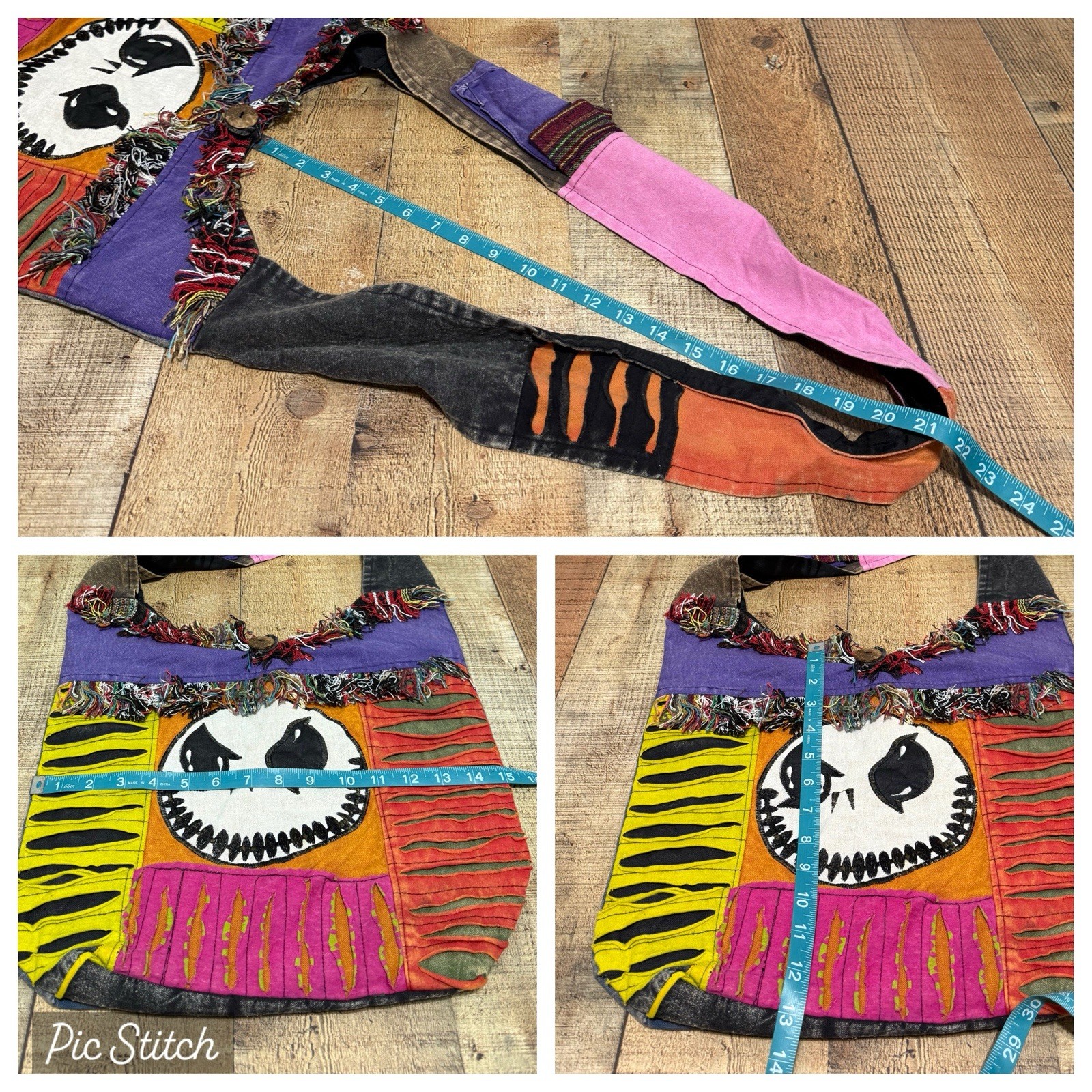 Jack Skellington TOTE The Nightmare Before Christmas BEAUTIFUL VINTAGE