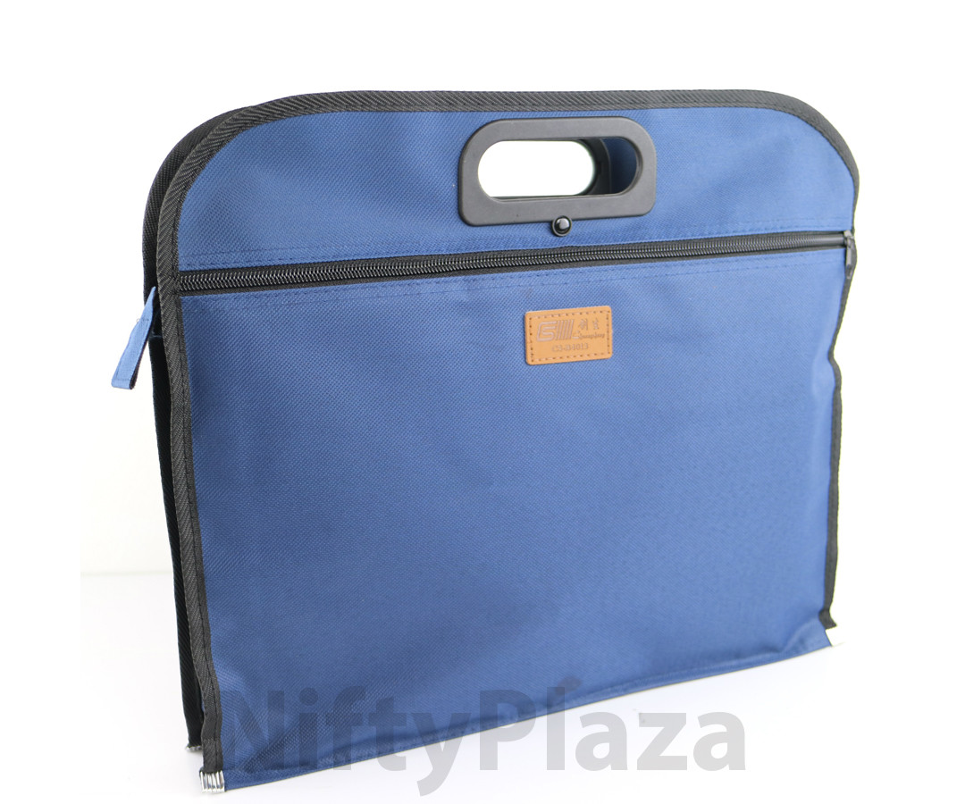 Business Documents holder Zipper Bag Men’s Soft Tote Casual Handbag A4 Documents
