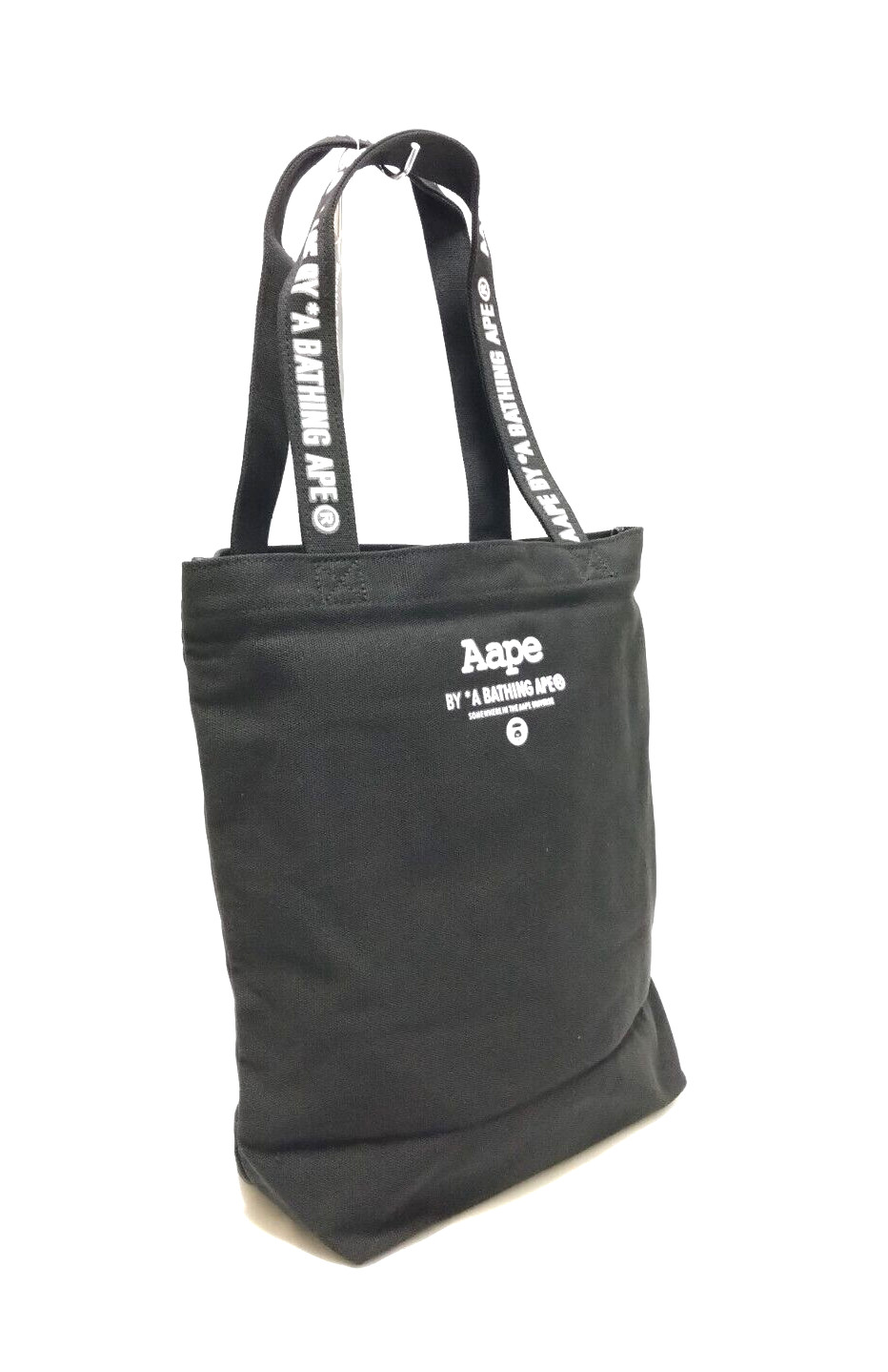 A BATHING APE Canvas Black Tote Bag Magazine Supplement BAPE