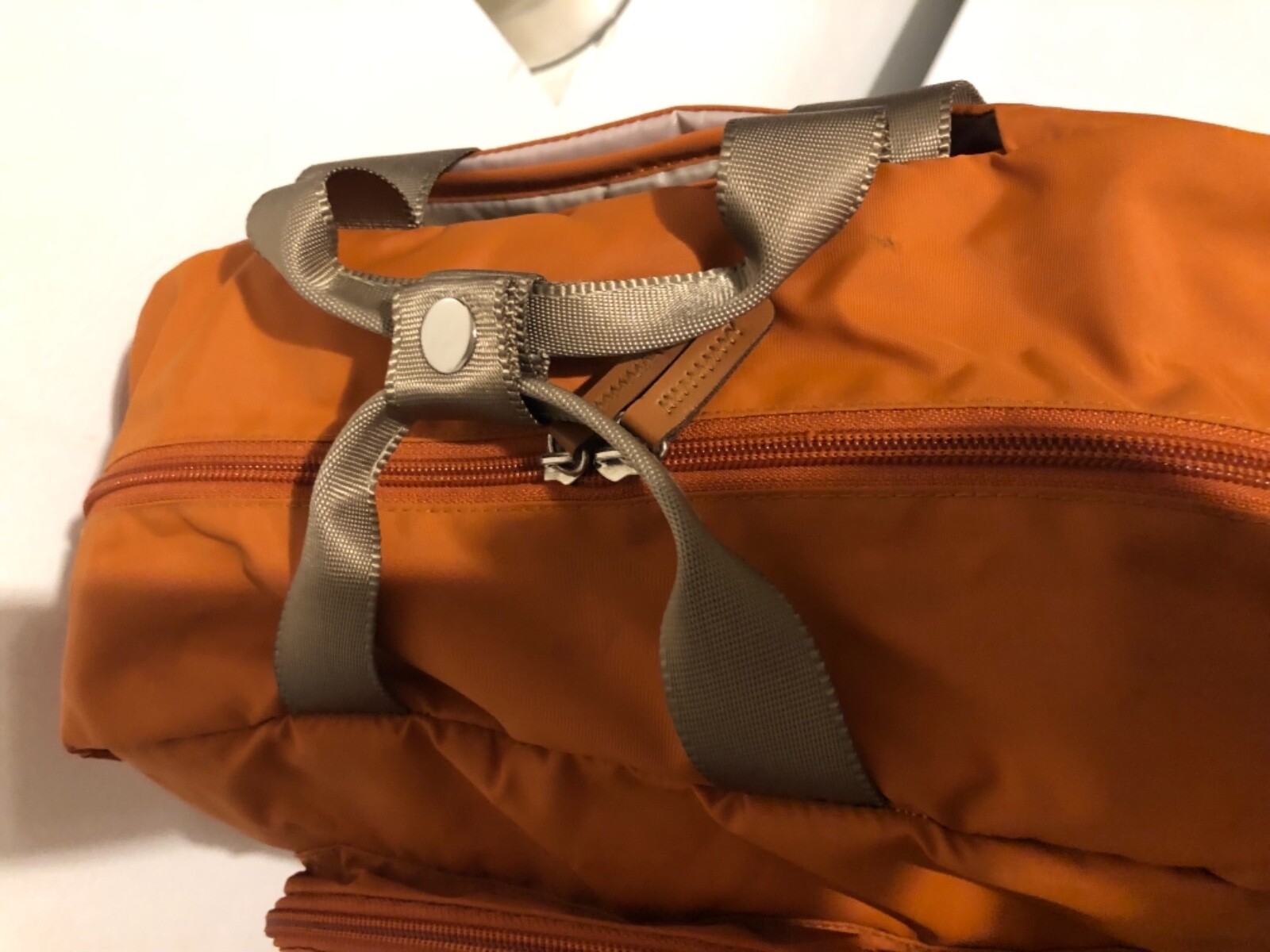 Bebamour Unisex Multifunction Backpack Diaper Bag Orange sold out everywhere