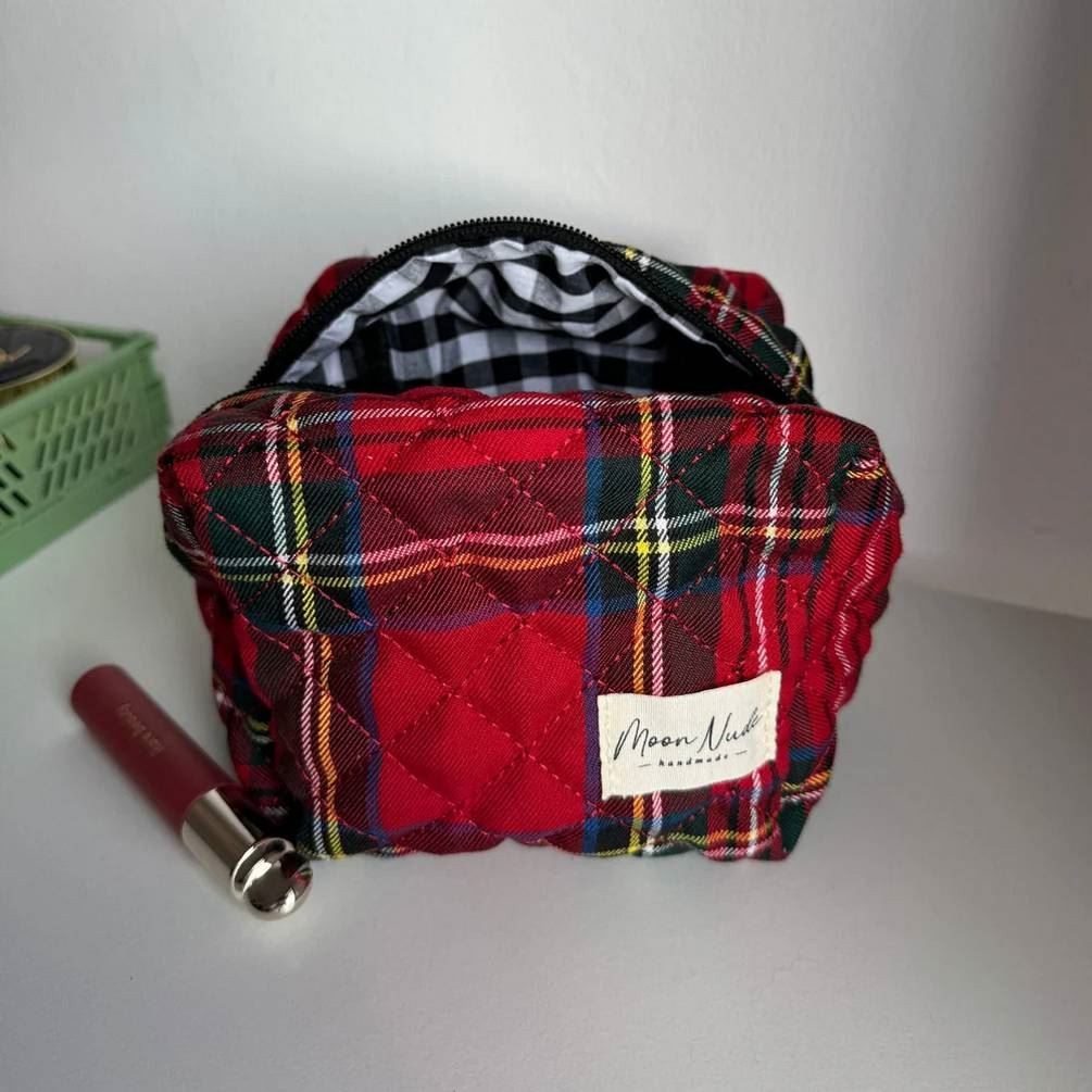 Moon Nude Womens Holly Mini Makeup Bag – Red/Black/Yellow