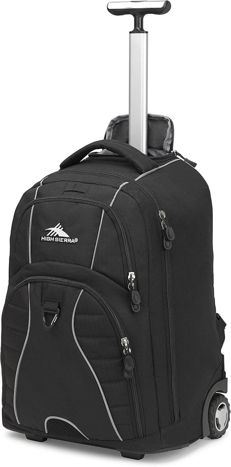 Freewheel Wheeled Laptop Backpack, Black, 20.5 X 13.5 X 8-Inch