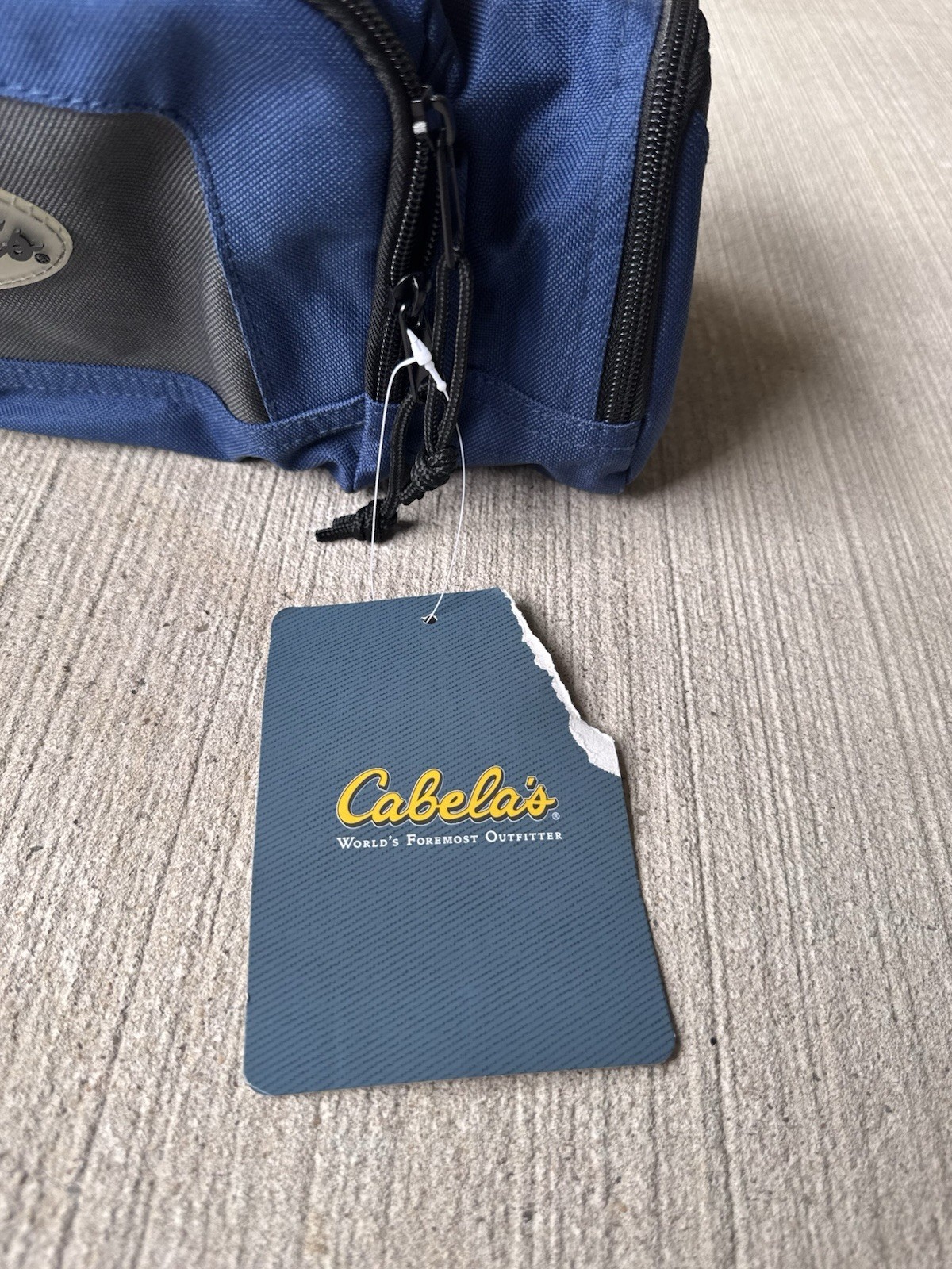Cabelas Utility Bag Blue Fishing Pack Hiking Hunting Outdoors Travel